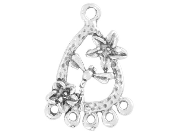 Sterling Silver Dragonfly Filigree - 5 Loops (Each)