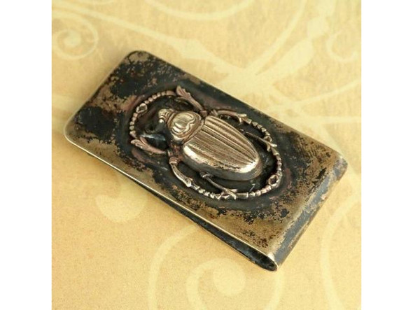 Custom money clips are great gifts for dads and grads! Customize by using ferric chloride to etch a mascot, or metal stamp the date or a favorite slogan, or solder (soft solder, brass solder, or silver solder) or glue items of your choice onto this yellow brass money clip.See Related Products links (below) for similar items and additional jewelry-making supplies that are often used with this item.