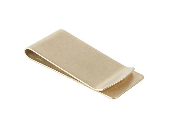 Blank Brass Money Clip, 0.9x2" (Each)