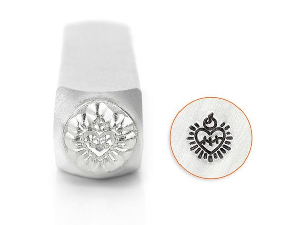 ImpressArt Metal Stamp, Sacred Heart (Each)