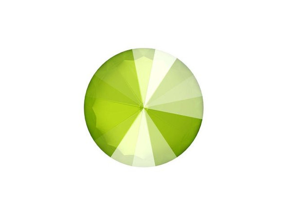 PRESTIGE 1122 Rivoli Stone, 14mm - Lime Lacquer (Each)