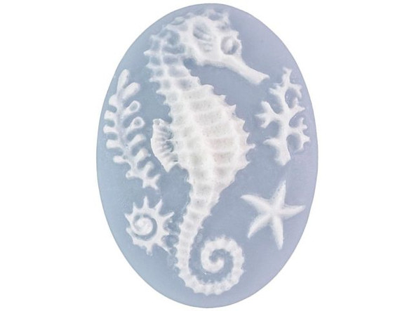 Cameo, Sea Horse, 25x18mm (Each)