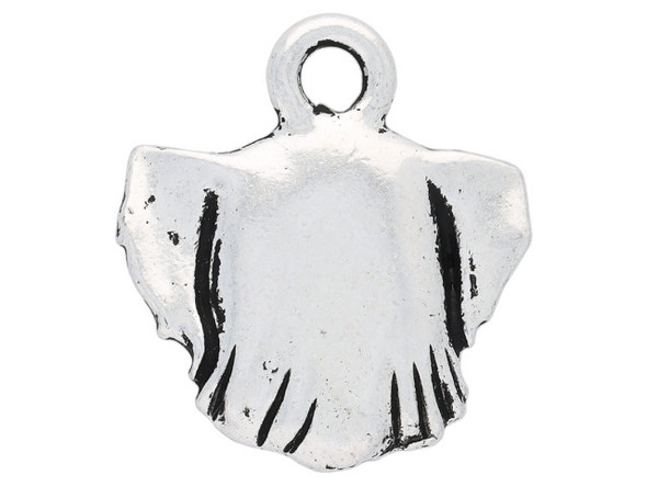 TierraCast Spot Charm - Antiqued Silver Plated (Each)