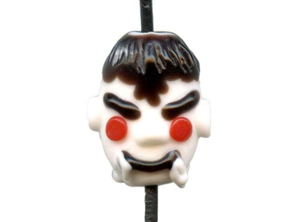 Lampwork Handmade Glass Beads, Dracula (strand)