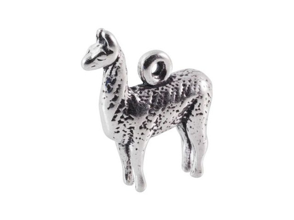 Sterling Silver 19mm Llama Charm (Each)