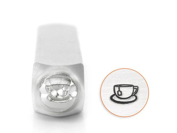 ImpressArt Metal Stamp, Tea Cup (Each)