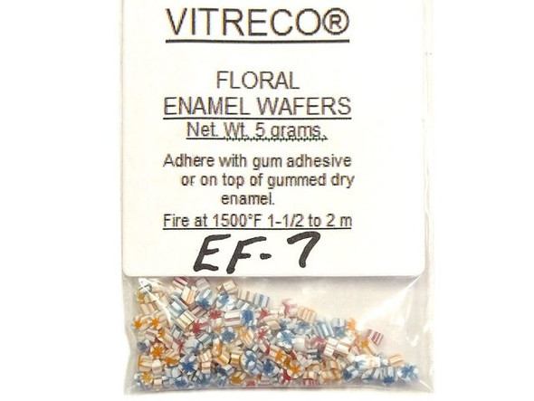 Vitreco Floral Wafers - White (5 gram)