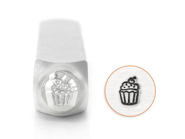 ImpressArt Metal Stamp, Cupcake (Each)