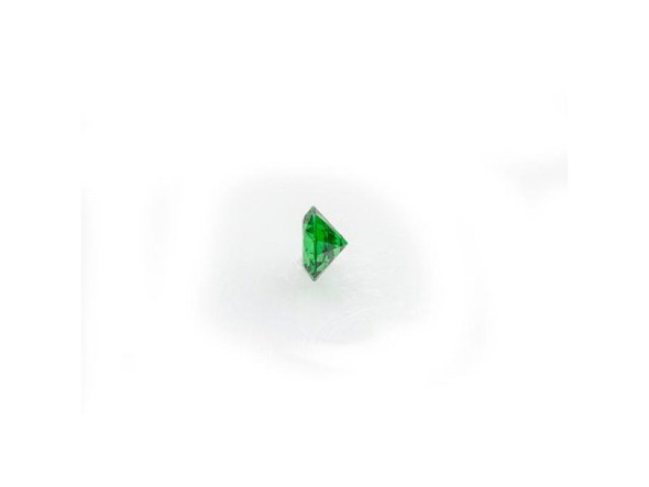 Cubic Zirconia Stone, 4mm Round, AAA - Emerald (Each)