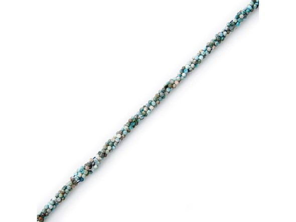 Mixed Apatite 2mm Faceted Round Gemstone Beads - Special Purchase (strand)