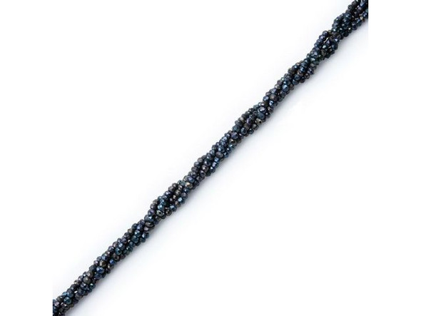 Mystic Coated Spinel 3mm Faceted Rondelle Gemstone Beads - Special Purchase (strand)