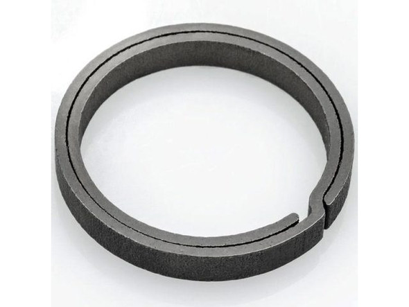 Titanium Key Ring, Split Ring, 25mm Round (Each)