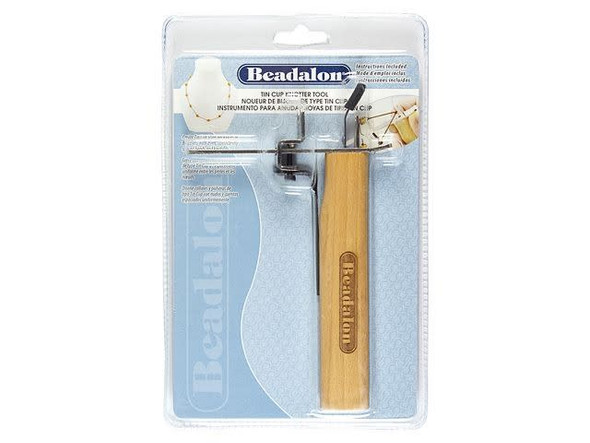 See Related Products links (below) for similar items and additional jewelry-making supplies that are often used with this item.  This video by Beadalon demonstrates how to use the Tin Cup Knotting Tool.  