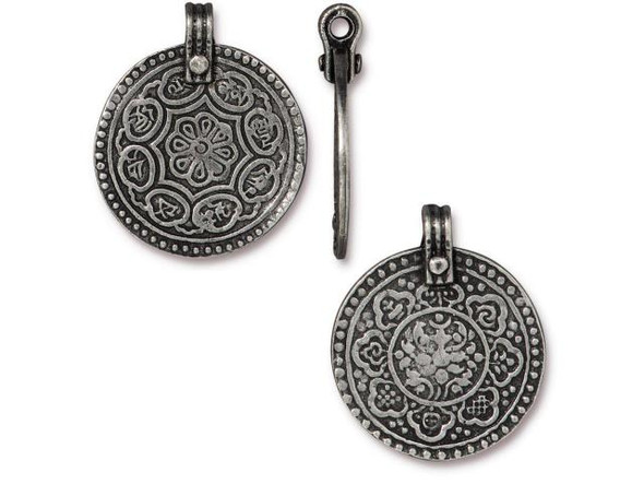 TierraCast 8 Fold Path Pendant - Antiqued Pewter (Each)