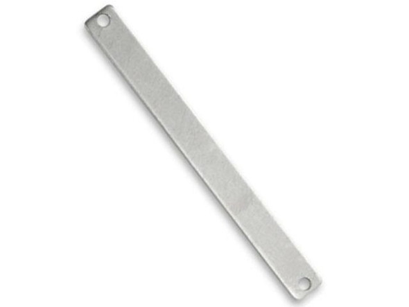 Vintaj Artisan Pewter Blank, Rectangle Bar, 41x4mm (pair)