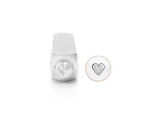 ImpressArt Signature Metal Stamp, Multi Heart (Each)