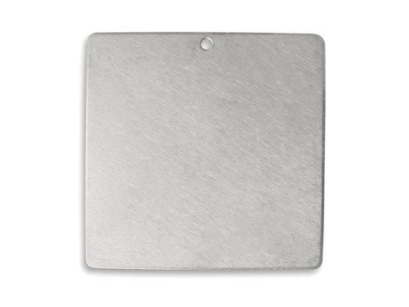 Vintaj Artisan Pewter Blank, Square, 30mm (Each)