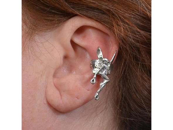 Sterling Silver Ear Cuff, Fairy (Each)