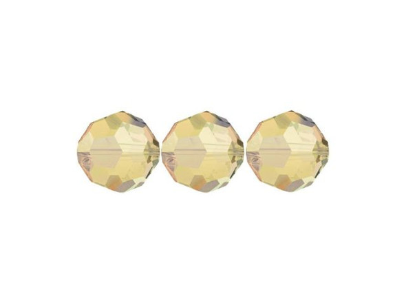 PRESTIGE 5000 Faceted Round Beads, 7mm - Light Colorado Topaz (12 Pieces)