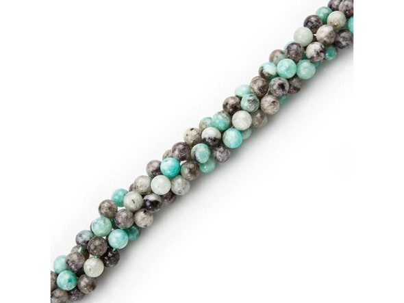 Rainbow Amazonite 8mm Round Gemstone Beads (strand)