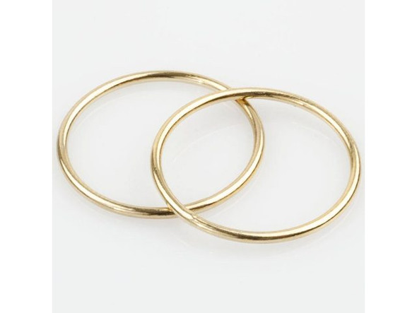 14kt Gold-Filled Plain Wire Stacking Ring, Size 5 (Each)