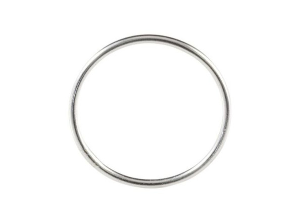 Sterling Silver Plain Wire Stacking Ring, Size 6 (Each)