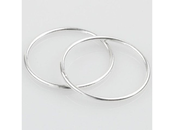 Sterling Silver Plain Wire Stacking Ring, Size 5 (Each)