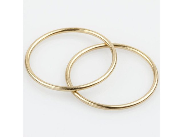 14kt Gold-Filled Plain Wire Stacking Ring, Size 6 (Each)