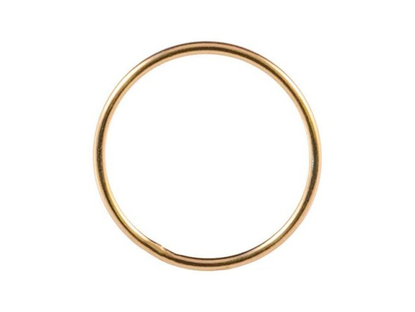 14kt Gold-Filled Plain Wire Stacking Ring, Size 6 (Each)