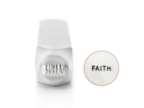 ImpressArt Signature Metal Stamp, "FAITH" (Each)