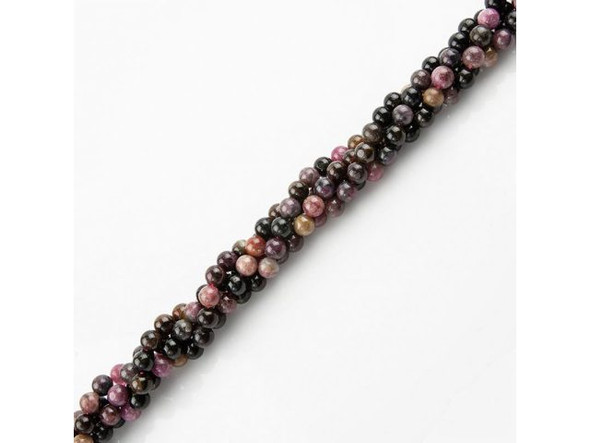 Tourmaline 8mm Round Gemstone Beads (strand)