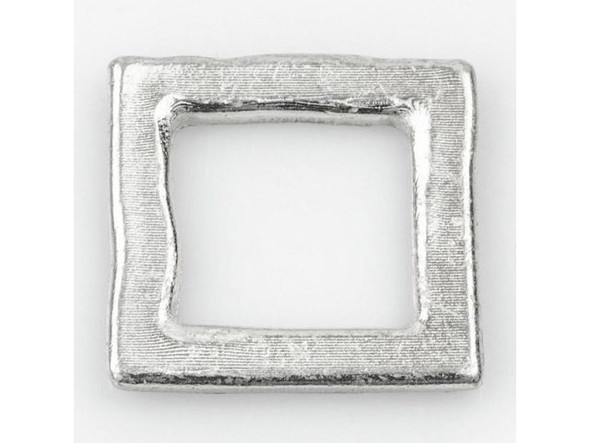 ImpressArt Pewter Blank, Small Organic Square Washer (Each)