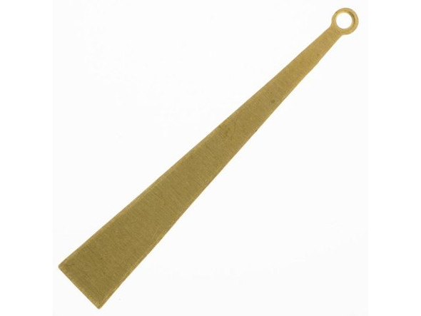 Brass Stamping Blank, Trapezoid Drop, 41mm (Each)