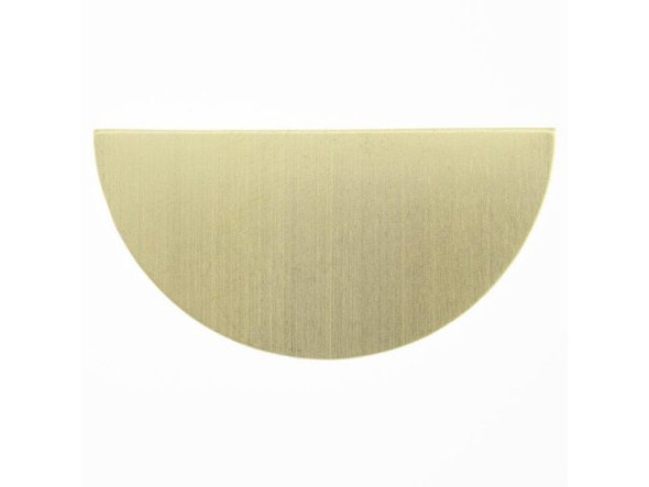 Brass Stamping Blank, Half-Circle, 1-7/16" (Each)