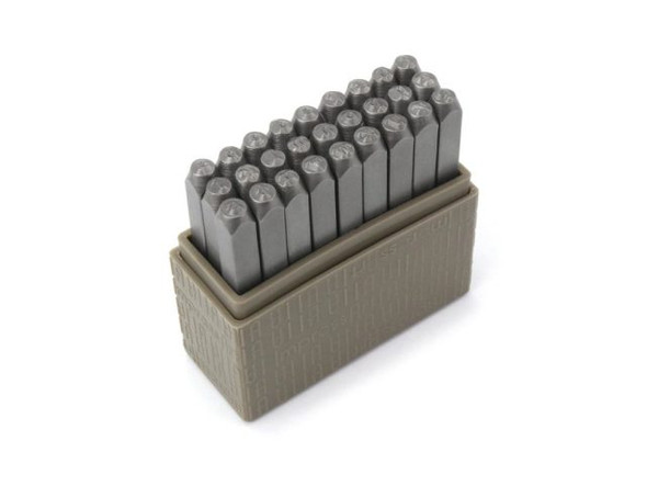 ImpressArt 3mm Basic Lowercase Typewriter Metal Letter Stamp Set, 27 pieces (set)