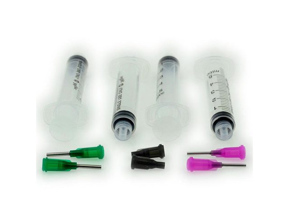 Crystal FX Glue Syringes, Thick Viscosity - 4 pack (multi pack)
