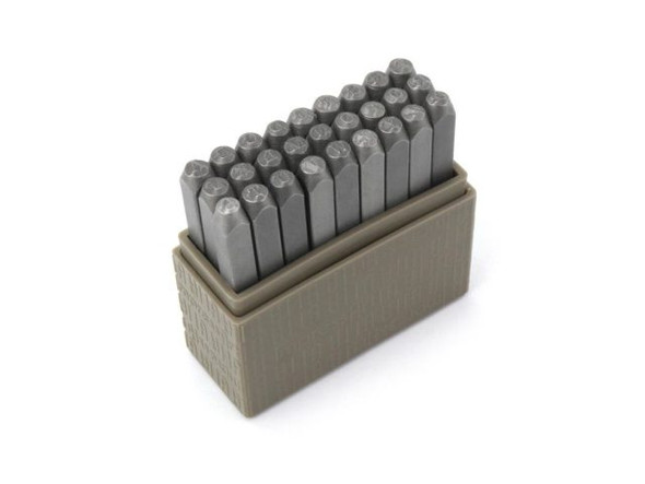 ImpressArt 3mm Basic Uppercase Typewriter Metal Letter Stamp Set, 27 pieces (set)