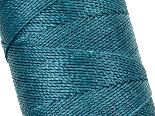 Waxed Polyester Cord, 2-ply - Sea Green (100 gram)