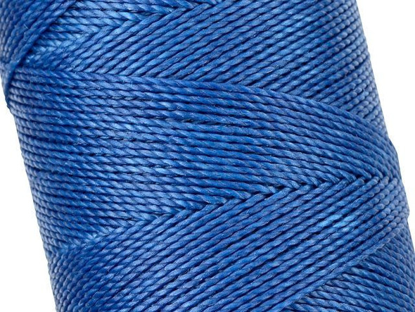 Waxed Polyester Cord, 2-ply - Deep Ocean (100 gram)