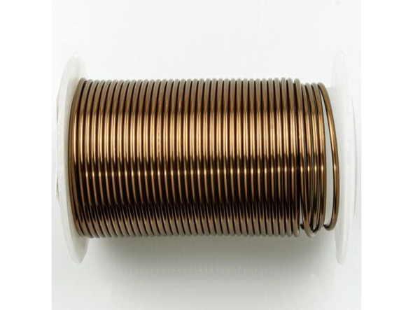 Vintaj Brass Bronze Colored Copper Wire 18 Gauge 30 Feet (1 Spool)