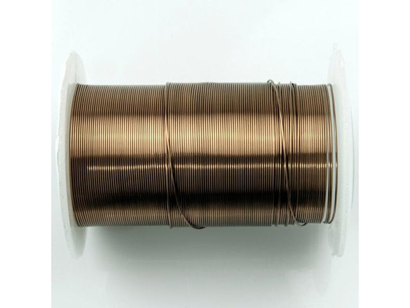 Copper Jewelry Wire, 26ga, 34yard - Vintage Bronze (Each)