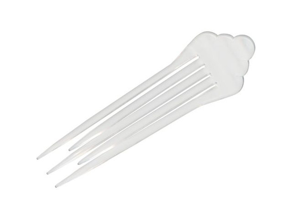 Chignon Pin, Plastic, 5 Prong (12 Pieces)