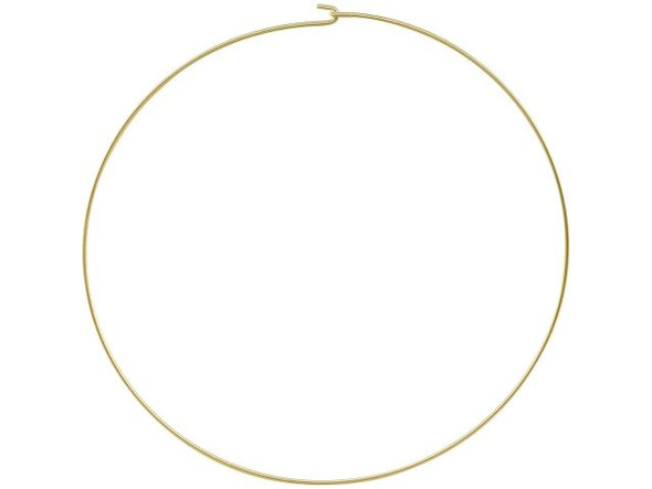 14ga Wire Choker, 17" - Gold Plate (12 Pieces)