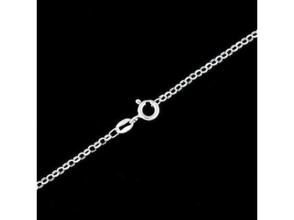 Sterling Silver Rolo Chain Necklace, 22" (Each)