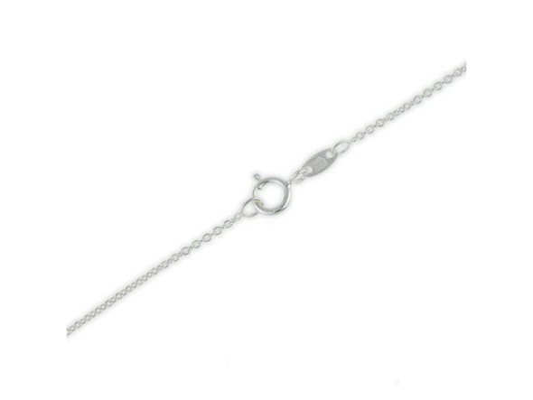 Sterling Silver Ultra-Fine Cable Chain Necklace, 20" (Each)