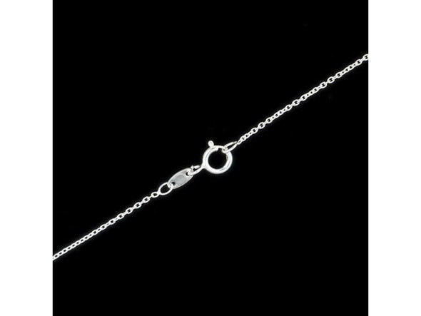 Sterling Silver Ultra-Fine Cable Chain Necklace, 20" (each)
