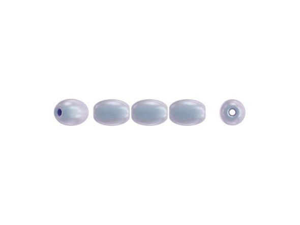 PRESTIGE 5824 Rice Pearl Beads, 4mm - Iridescent Dreamy Blue (100 Pieces)