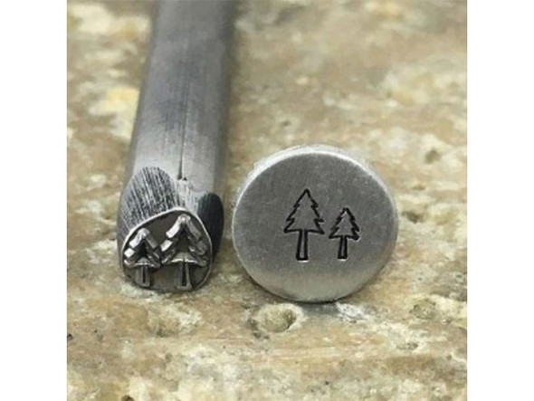 EURO TOOL Stamp, Two Trees (Each)