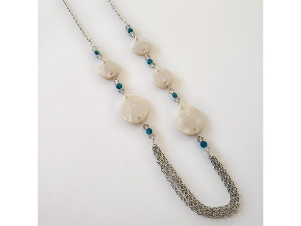 4mm Labradorite AA Diamond Cut Rondelle Gemstone Beads (strand)
