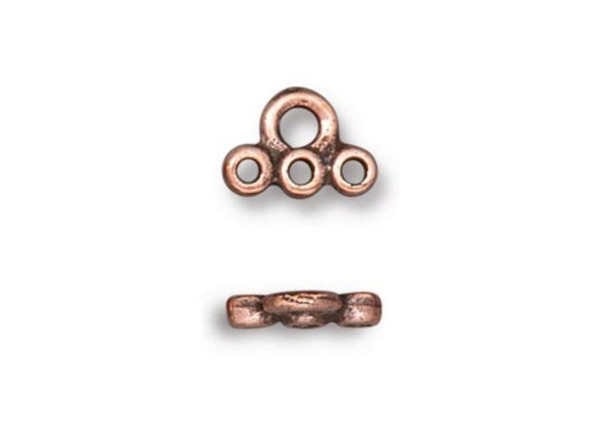 TierraCast Stitch-In Connector Link - Antiqued Copper Plated (Each)